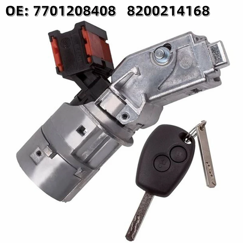 

XIEAILI OEM OE: 7701208408 8200214168 Цилиндр замка зажигания автомобиля для Renault Clio MK3 Modus Kangoo Twingo 2005-2012 гг.