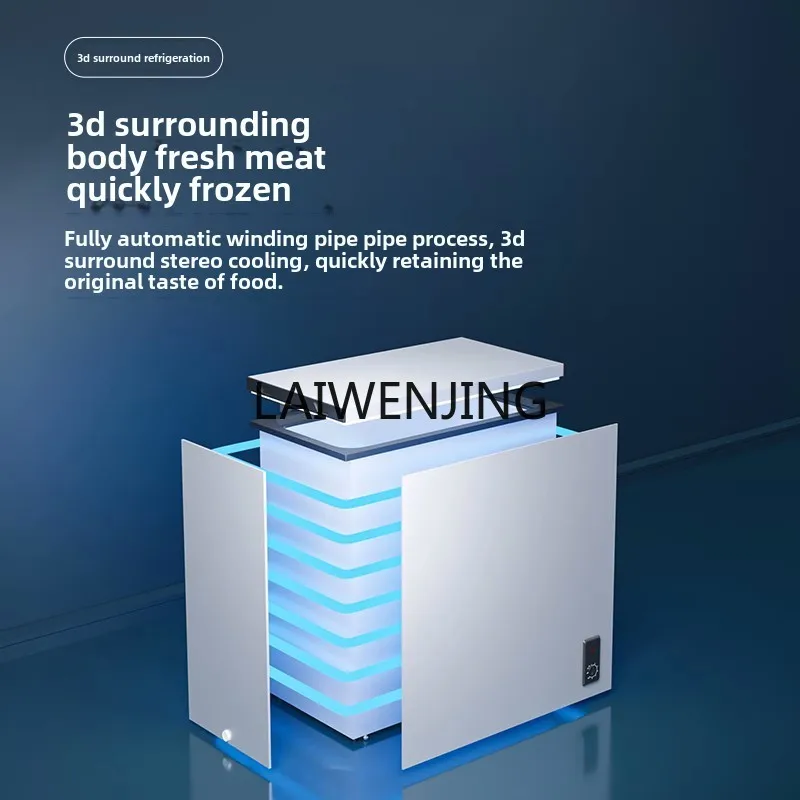 MJY commercial large-capacity quick-freezing and refrigeration dual-purpose cabinet horizontal small freezer