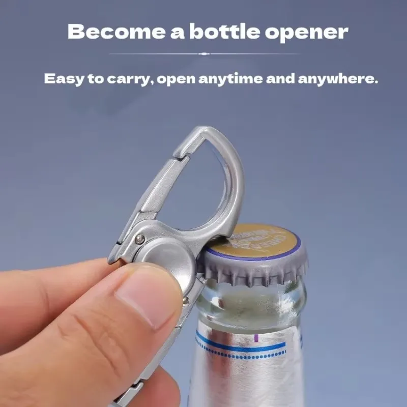 1PCS Fidget Hand Spinner Anti-Anxiety Toy Relieves Stress Finger Spinner Ketchain Bottle Opener EDC Adult Boy Toys