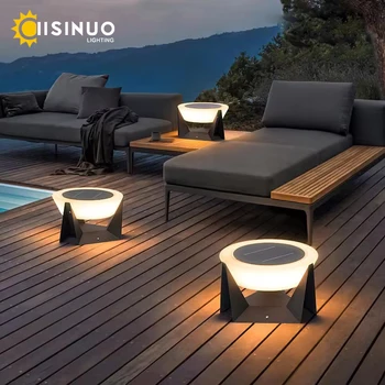 Solar Pillar Post Light 3000K IP65 1
