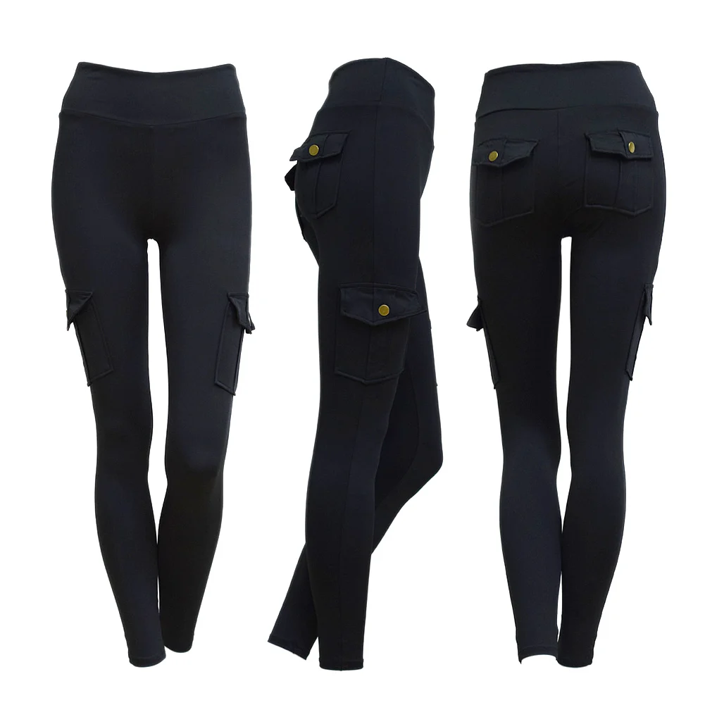 

Women Yoga Pants Elastic Skinny Lifting Hips High Waist Slim Fit Pants for Running Sports