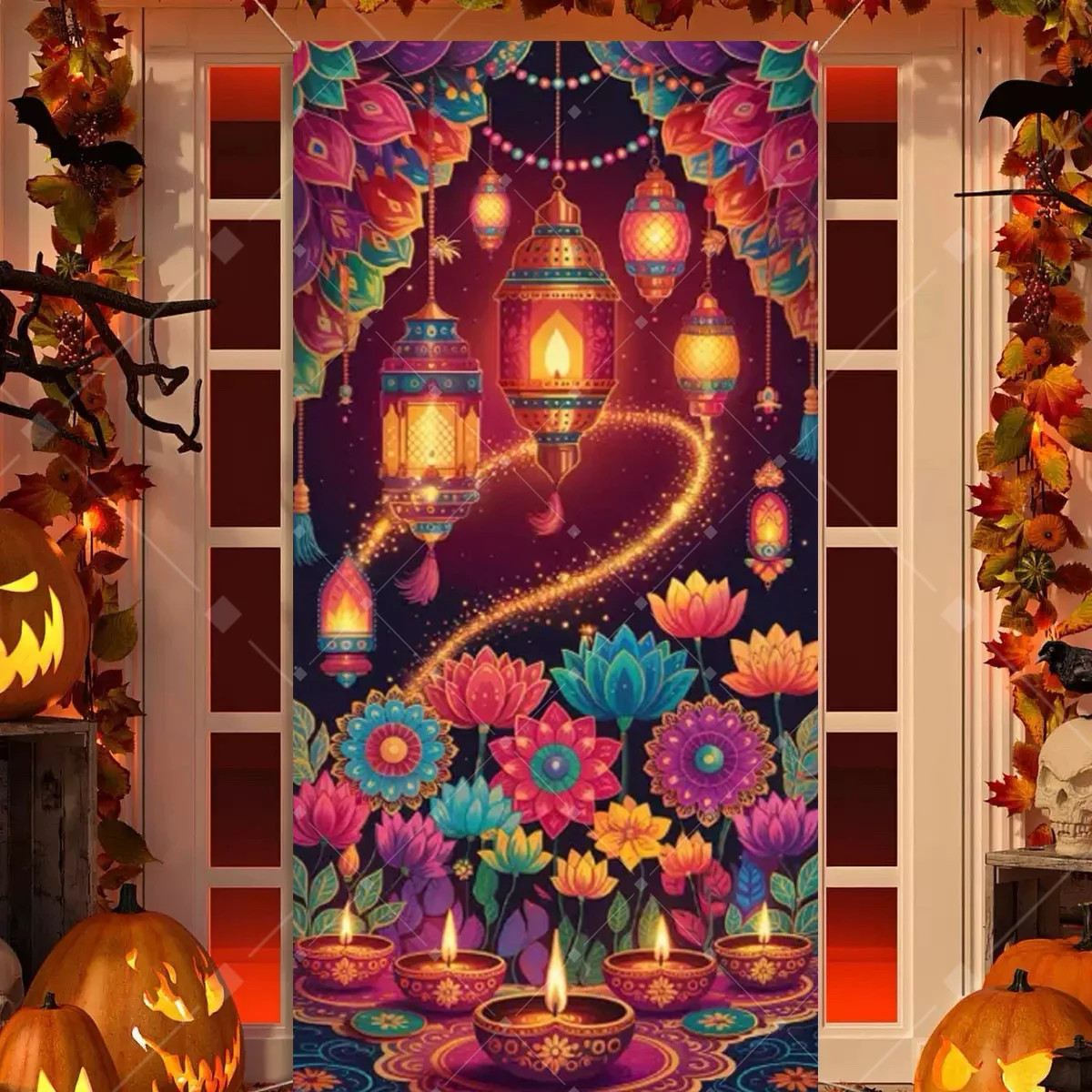 Diwali Decoration Party Backgr - Indian Wedding Supply ulasan dan harga