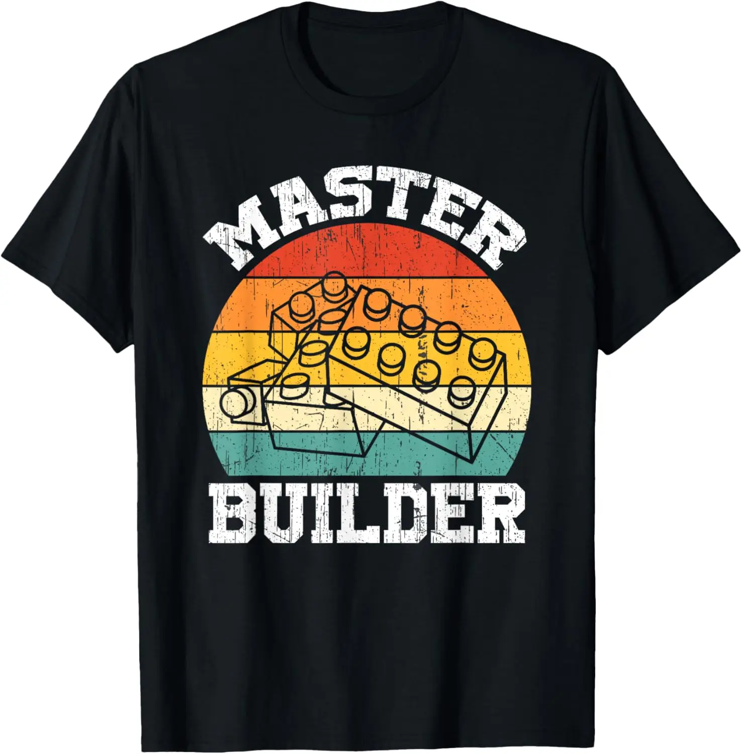

Мастер-строитель для мальчиков — футболка Master Builder с строительными блоками