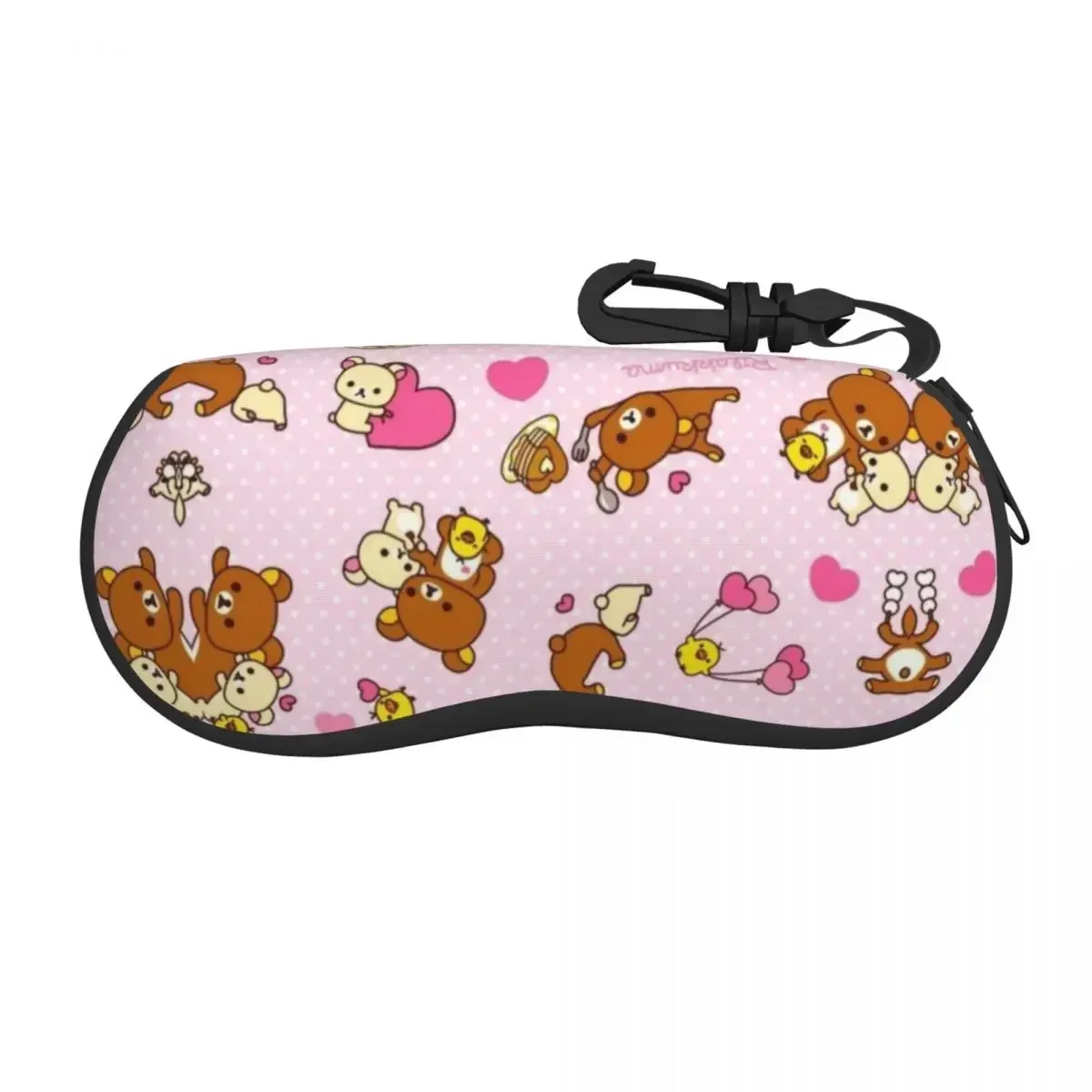 Custom Rilakkuma Glasses Case Portable Japanese Cartoon Manga Shell Eyeglasses Case Sunglasses Box