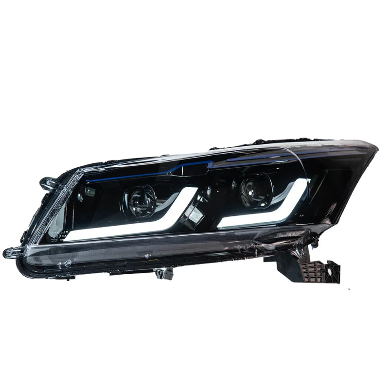 Suitable for Honda Accord Eighth Generation Assembly Upgrade Daytime Running Light LED Lens Headlight Cro