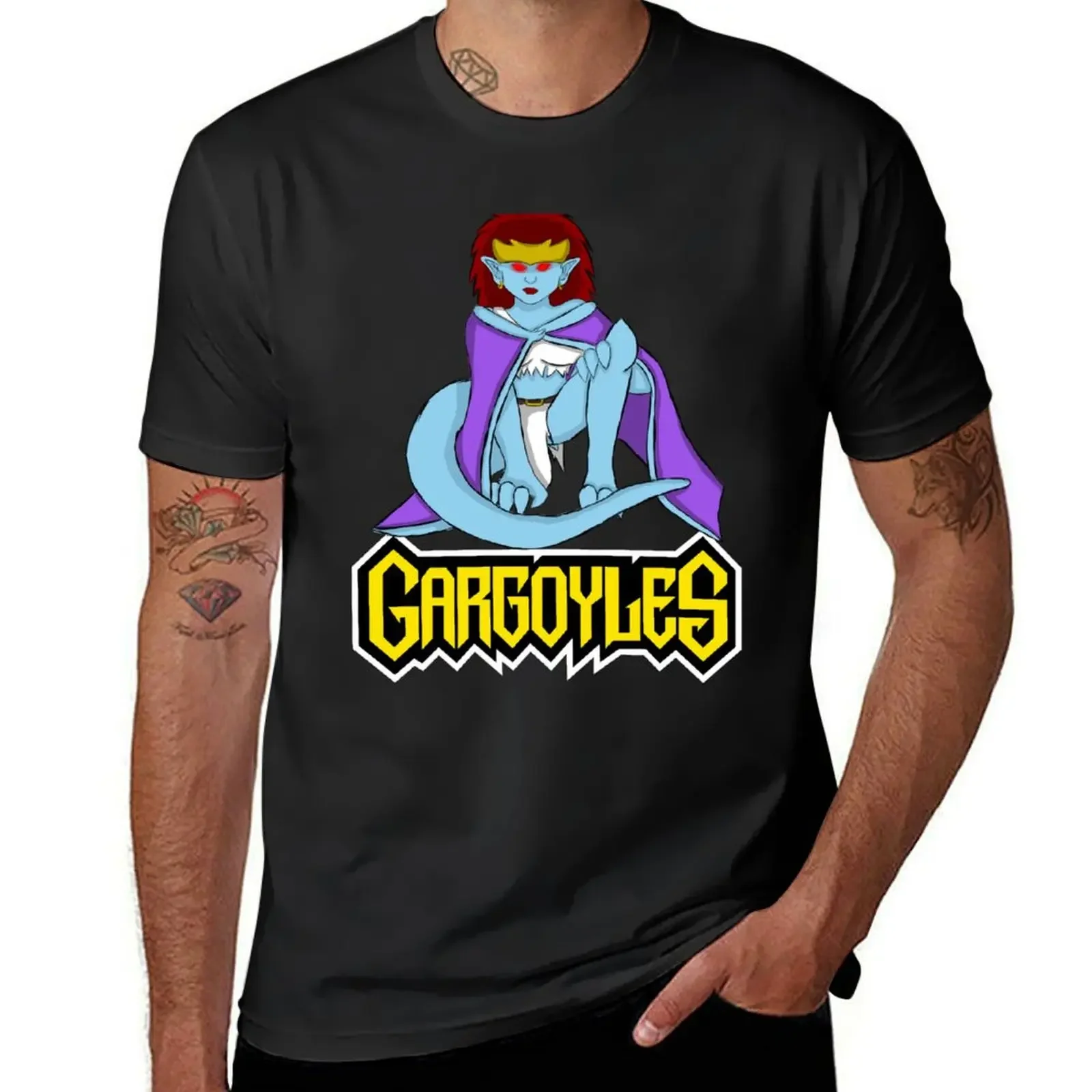 Gargoyles Demona T-Shirt blanks aesthetic clothes anime t shirts men clothing