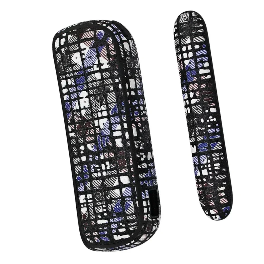 5 Styles Pattern PU Protective Cover for IQOS 3.0 / 3 Duo Case + Magnetic Side Cover Replaceable Decoration Accessories