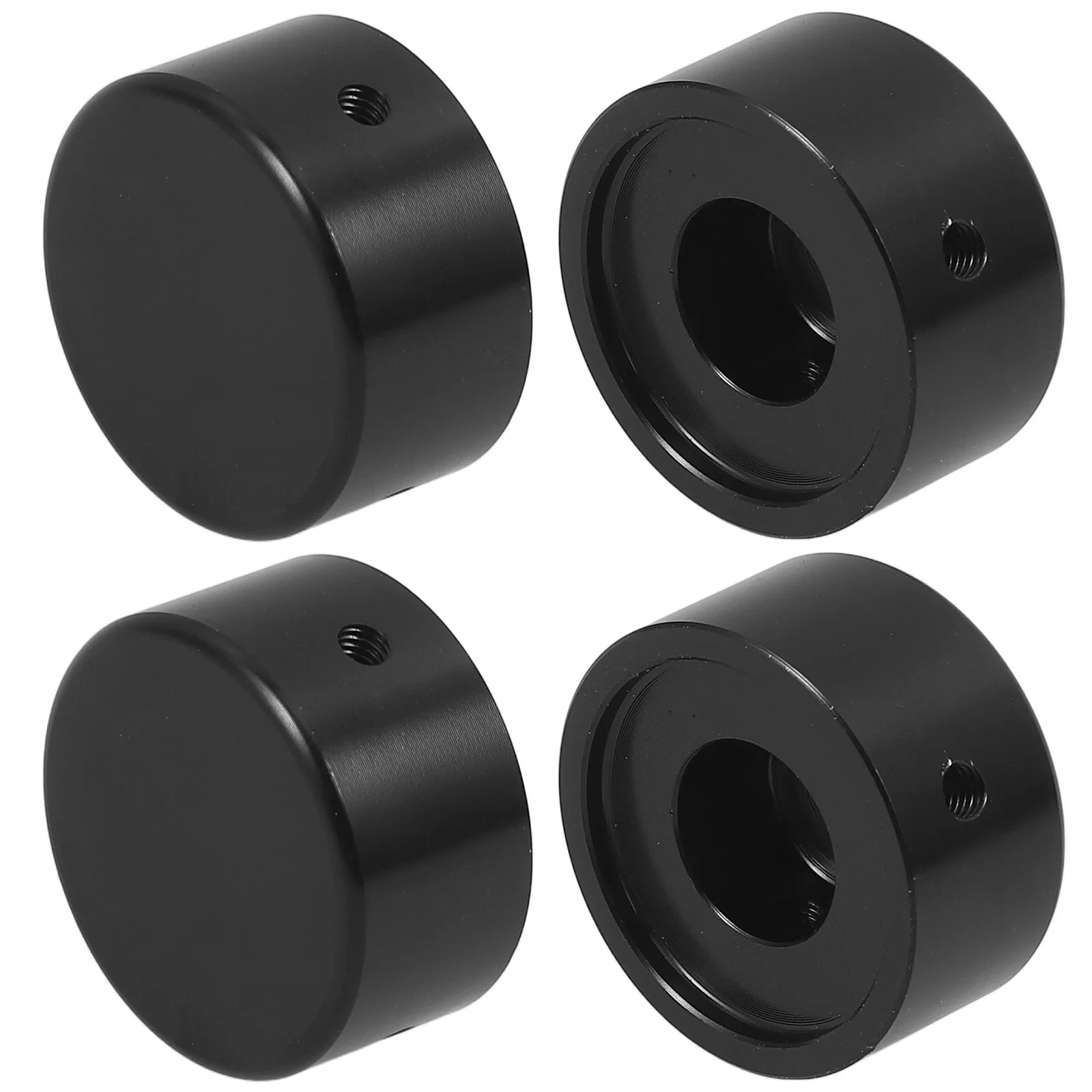 

4 set Pedal Metal Guitar Footswitch Cap Footswitch Toppers Metal Protection Caps Durable Reusable Guitar Parts Accessories