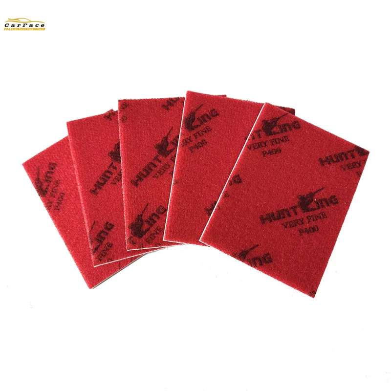 

60 Pcs Car Beauty Polishing Sponge Sandpaper Mobile Phone Shell Model Can Be Polished Wet And Dry Flocking Sandpaper Block