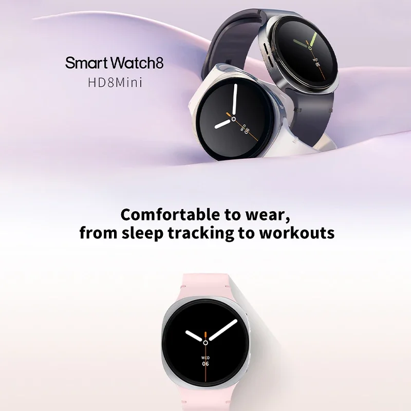 2026 Neue HD8-Smartwatch, 1,46 Zoll, Al-Assistent, SOS-Sportmodus, Herzfrequenz, Frauengesundheit, IP68, wasserdicht, Bluetooth-Anruf, Smartwatch