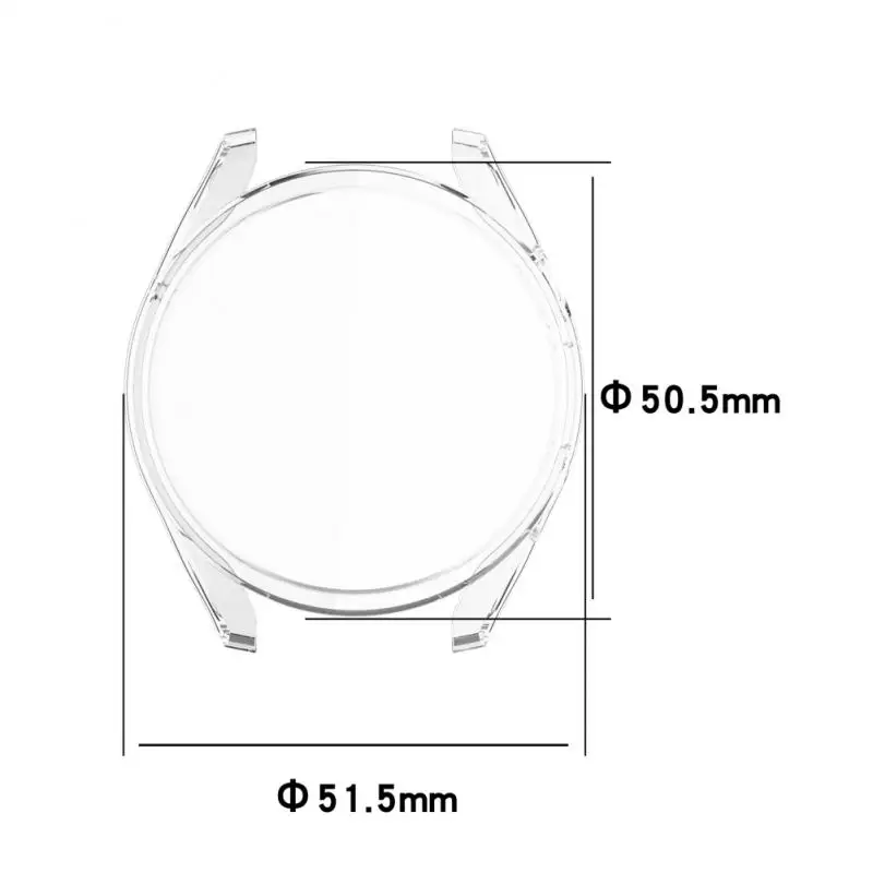 2/3/4PCS Glass Screen Anti-drop Scratch Resistant Electroplated For Watch3 Accessories Protective Bumper