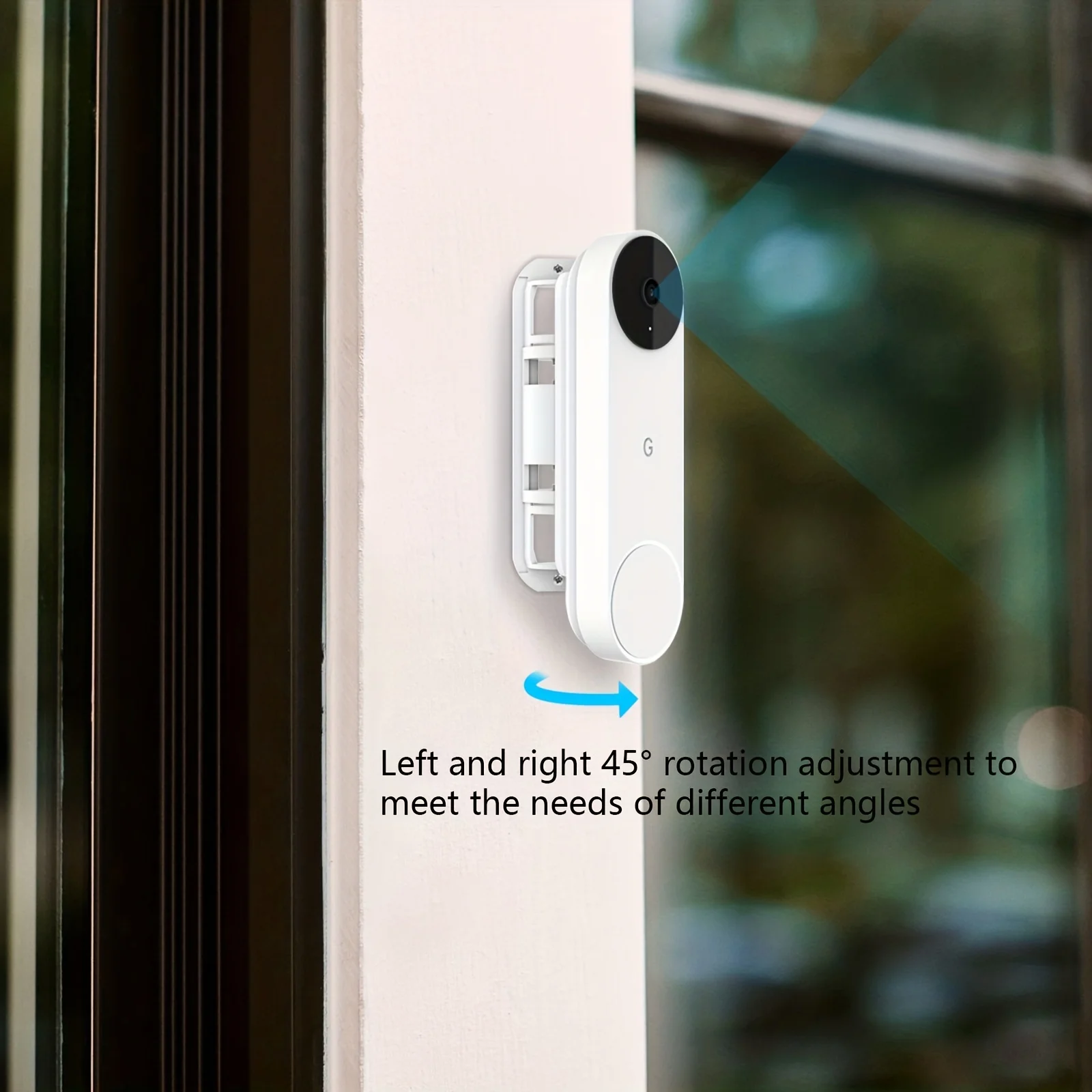 Suitable For Google Nest Doobell (Battery) Blink Video Doorbell doorbell bracket Angle adjustable visual doorbell rotation brack