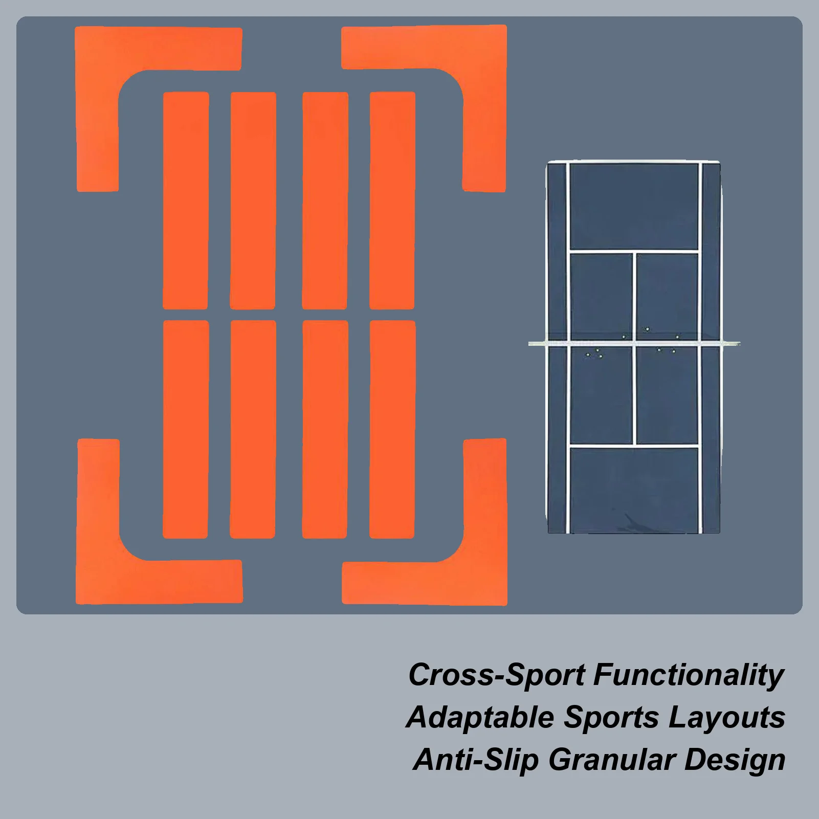 

Набор маркеров для линии суда, маркеры для метания пиклбола, противоскользящие теннисные спортивные аксессуары для бросания для подъездной дороги, школьного спортзала, парка
