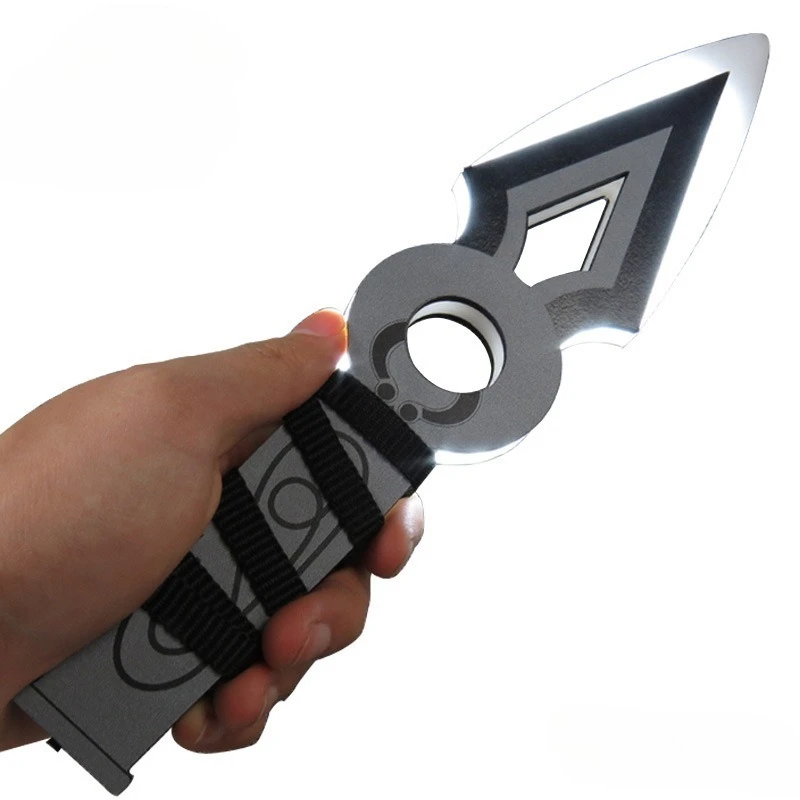 30 cm/11.8 pollici Valorant Katana Coltelli Carica Acrilica Giocattoli Luminosi Periferiche di Gioco Arma Modello Puntelli Fidanzato Regali Da Collezione