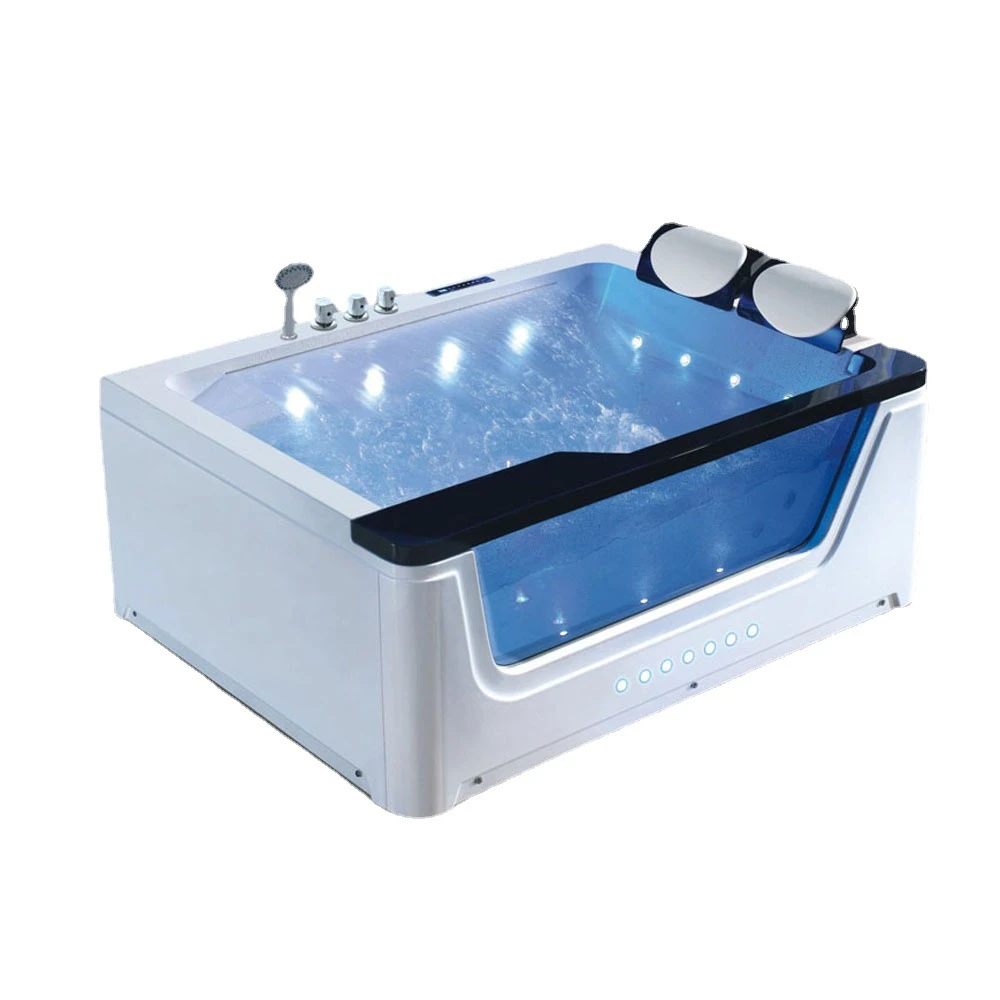 1700mm Fiberglass Whirlpool Bathtub Acrylic Hydromassage Surfing Massaging Hot Tub NS3020