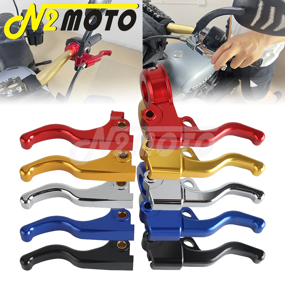 Motorcycle Easy Pull Clutch Lever & Brake Levers For Harley Sportster Iron 883 SuperLow 1200 Roadster Forty-Eight 72 XLV 2014-22