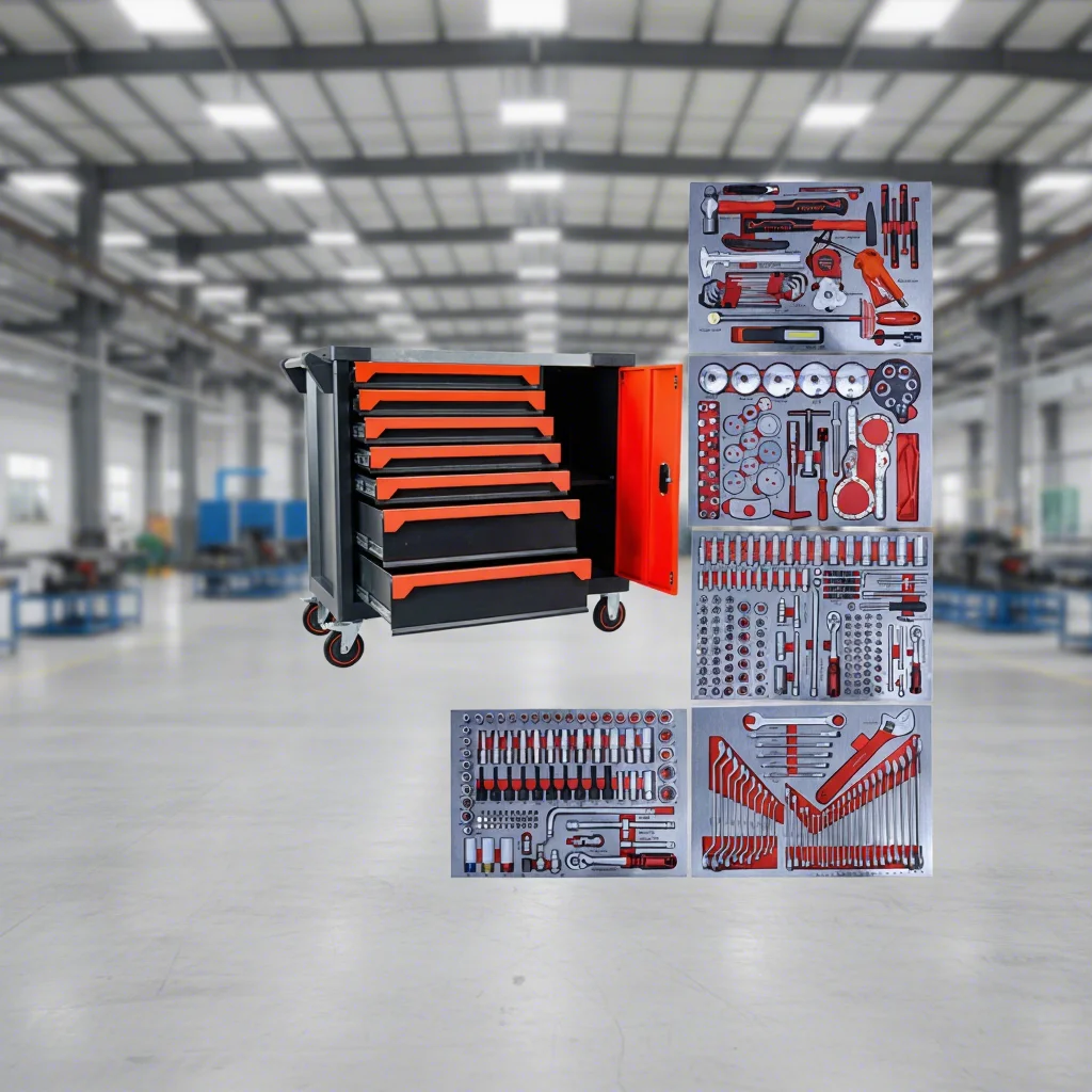 

Многофункциональный инструментальный шкаф из холоднокатаной стали с выдвижными ящиками, с инструментами, OEM-производство, большой емкости, для хранения инструментов