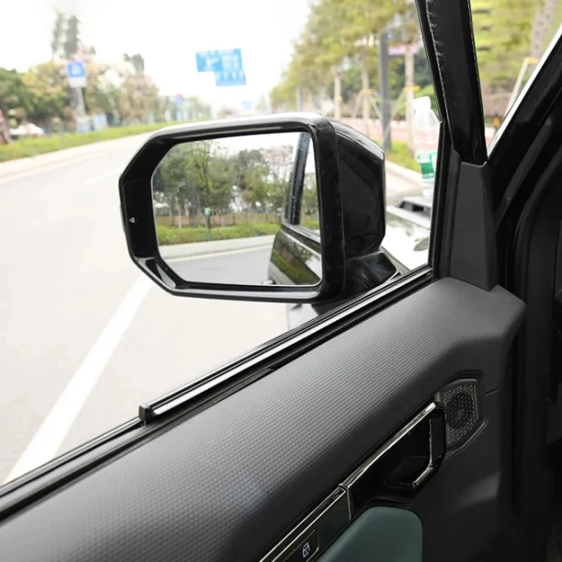 Side Window Wiper Suitable for Chery JETOUR Traveler T2 2023 2024 Door Glass Wiper Anti-rain and Fog Dual-strip Wiper Parts