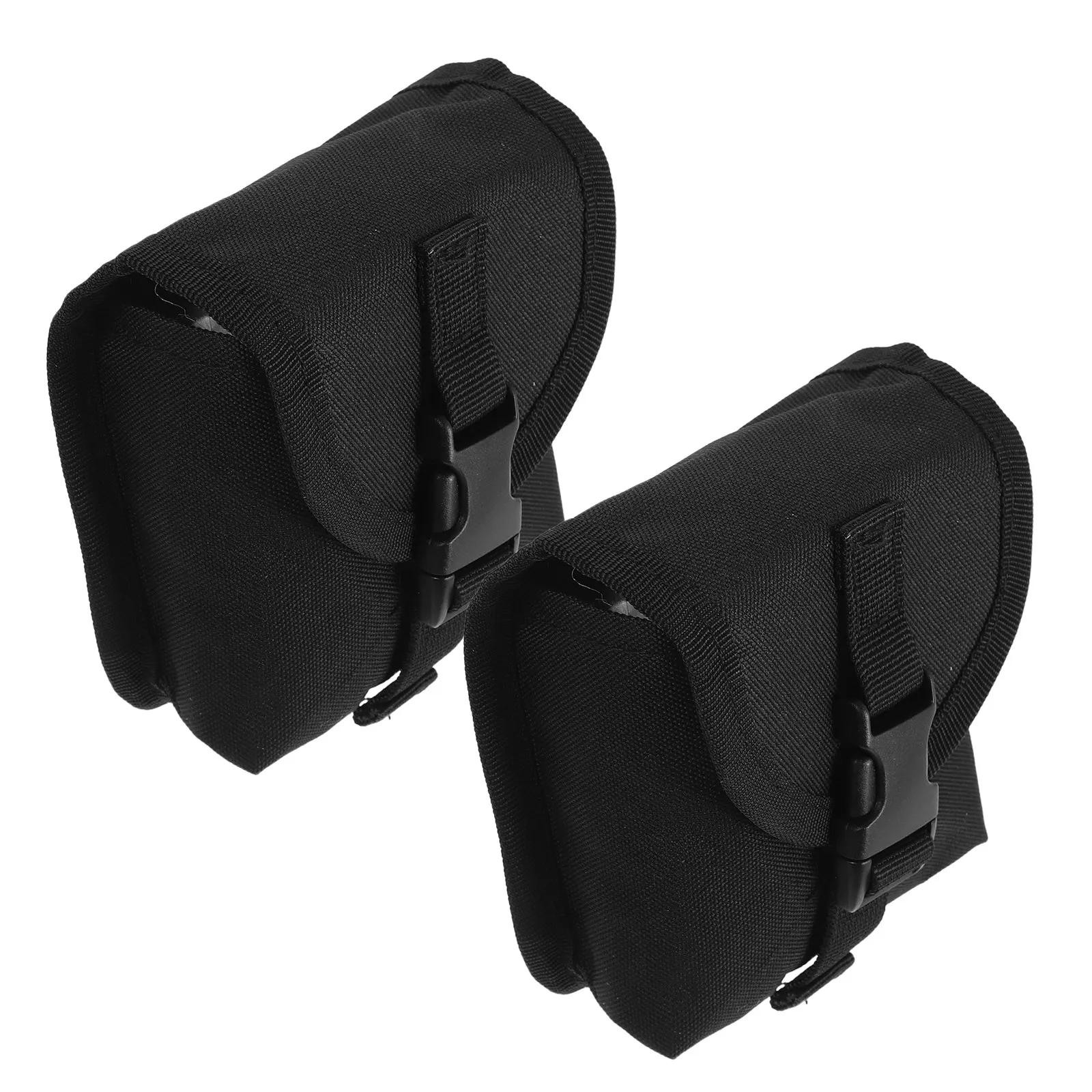 

2Pcs Dive Weight Bags Waterproof Waist Pouch Quick Release Buckle Small Scuba Weight Pocket Freediving Belt Storage Underwater