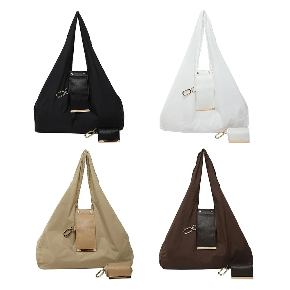 

Mini Keychain Tote Bag with Key Ring Foldable Supermarket Eco-Friendly Bag Reusable Large Capacity Shopping Bag for Travel