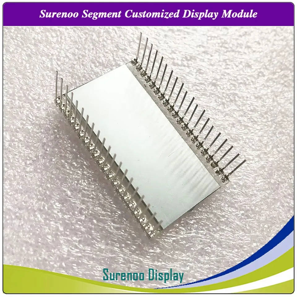 Brand New Customized 3 1/2 3.5 Bit 3V Segment Digital LCD Module Display Screen Glass (Outline: 50.8*30.5MM) 40P for Multimeter