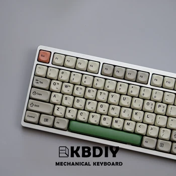 KBDiy KOA 프로필 키캡, GMK 스타일 레트로 9009 테마 PBT 키캡, 기계식 키보드 게이밍 키트, 한국어 139 키 ISO 키캡 