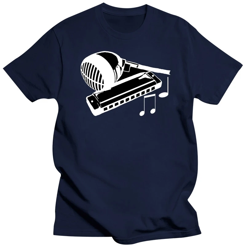 HARMONICA BLUES JAZZ FOLK HARMONICA T SHIRT MUSIC SMALL TO 5XL