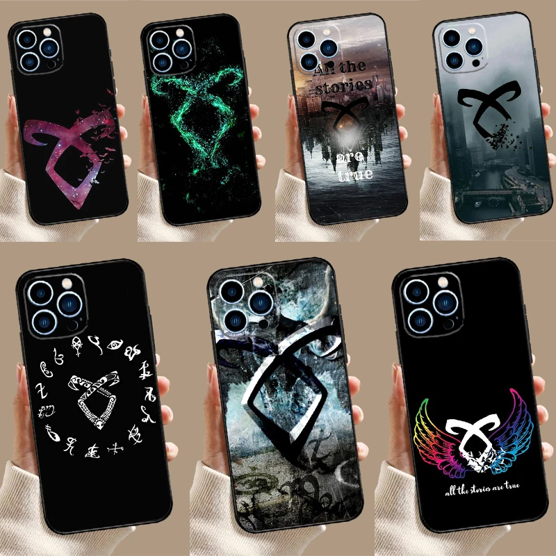 Shadowhunters-funda suave para teléfono móvil, carcasa para iPhone 15 16 14 13 12 11 Pro Max Plus Mini X XR XS Max 7 8