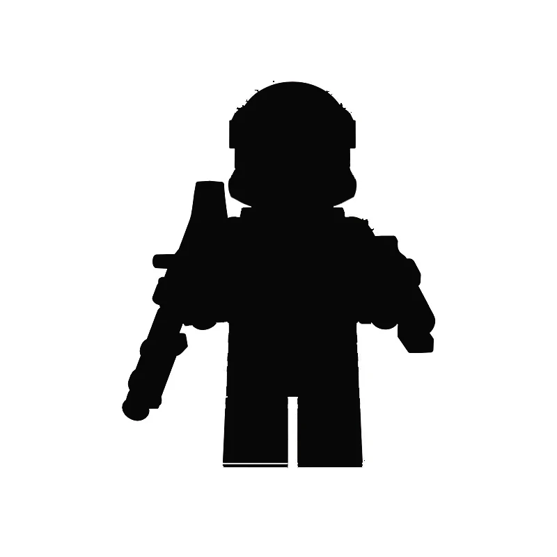 STAS WARS Klon-Bausteine Trooper Boba Fett LUKE Skywalker Ahsoka Mandalorianer Darth Vader Obi-Wan Star Bricks Figuren Spielzeug