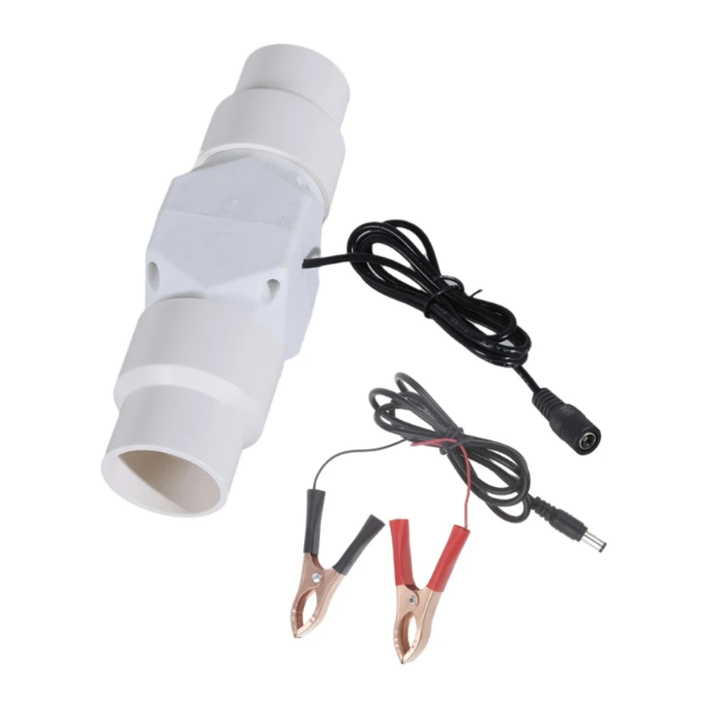 Small Duct 10W 12V For Exhaust Fan 20-50mm White Plastic High Power Quiet Ventilator For Marine Kitchen Bathroom Air Blower
