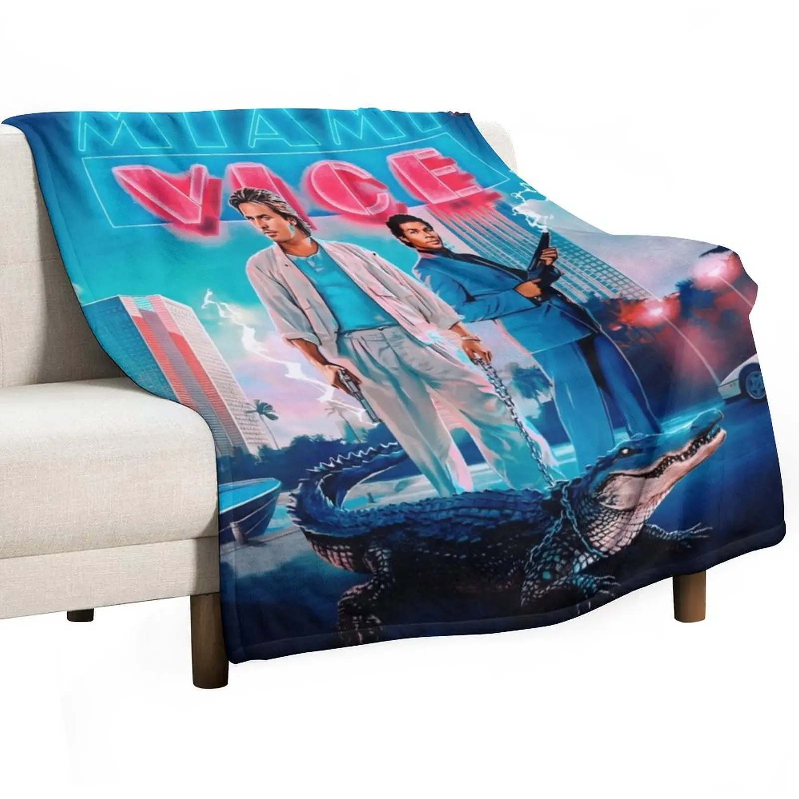 Miami Vice Forever V1 Throw Blanket Stuffeds sofa bed for winter Summer Cute Plaid Thermal Blankets