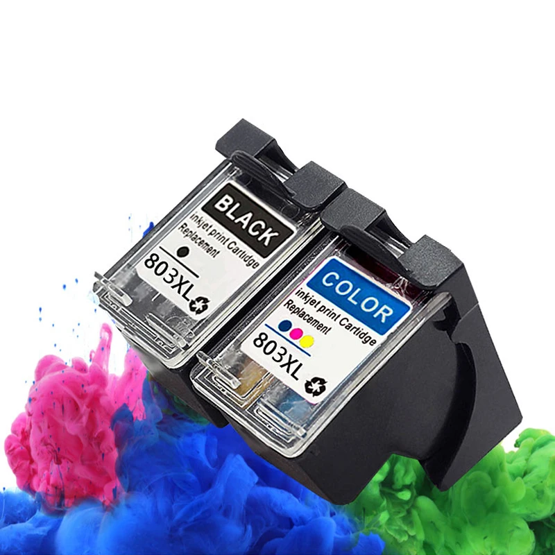 803XL 803 XL Unedible Refillable Ink Cartridge Compatible for HP803XL for HP 1110 1111 1112 2130 2131 2132 2620 2621 2622 2623