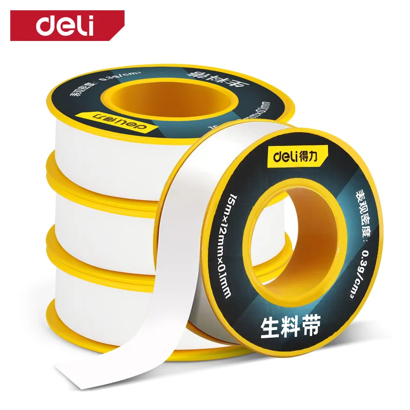 Thickened PTFE Thread Seal Tape Strong Sealing Corrosion Resistant For Plumbing Pipe Fittings Anti Aging Leak Proof Plumber Tool