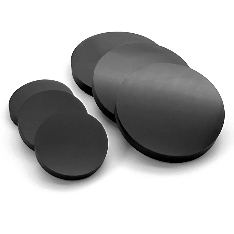 Dia15-60mm High Temp Resistant Black Silicone Circular Gasket Anti-Aging Waterproof Pad Thick1 1.5 2 3 4mm for medical equipment