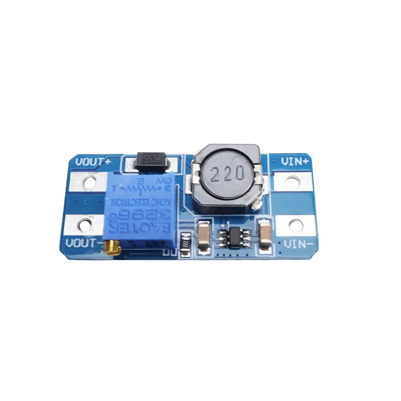 3 pz MT3608 Modulo Convertitore DC-DC Modulo Boost Scheda di Alimentazione 2A 2 V-24 V per 5/9/12/28 V Arduino Aggiornamento Modifica Espandi FAI DA TE