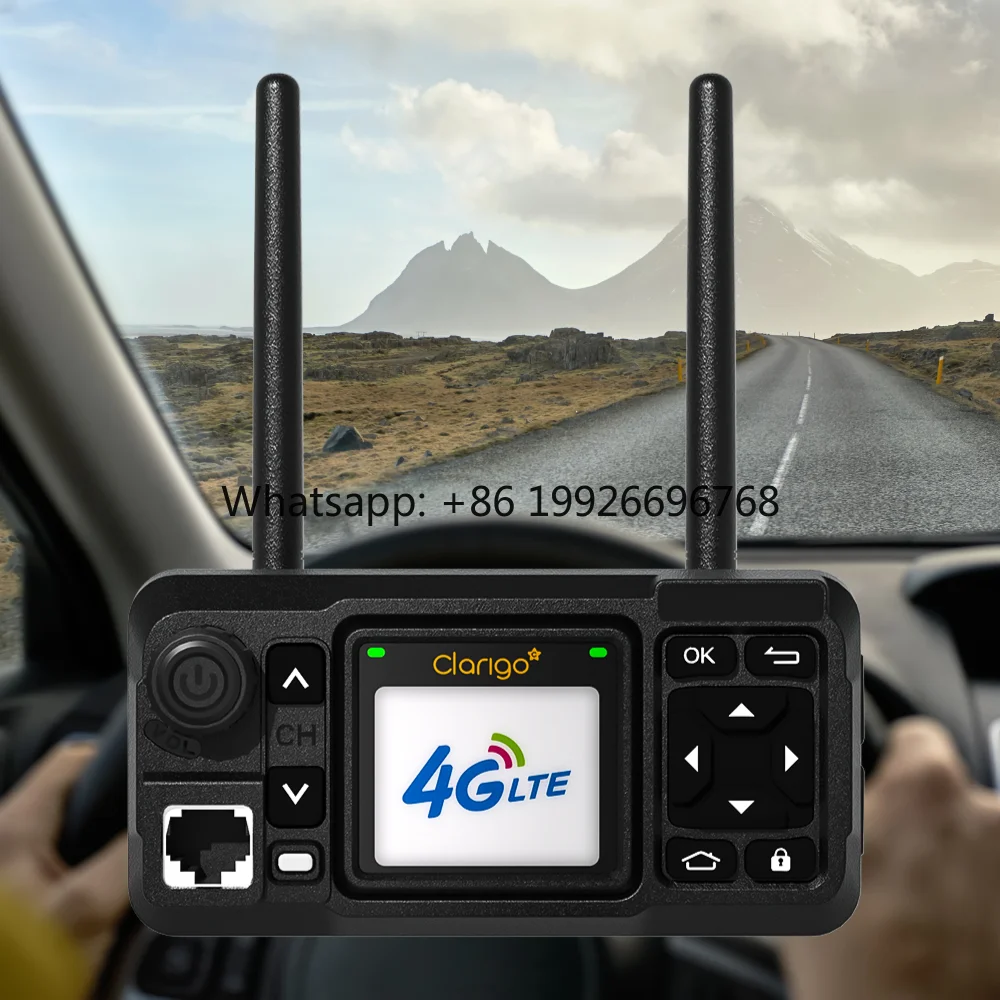 Rugged Android Mobile Radio Mobile Radio 4G LTE Sim Card Walkie Talkie with GPS WiFi Mini Mobile Radio Car Long Range Fleet