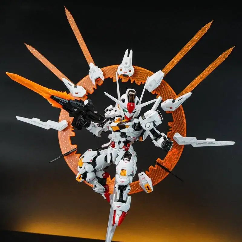 

Supa Mgsd Q Version Aerial The Witch From Mercury Assembly Model Kit Yellow Mobile Suit Collectible Action Figure Toy Gift