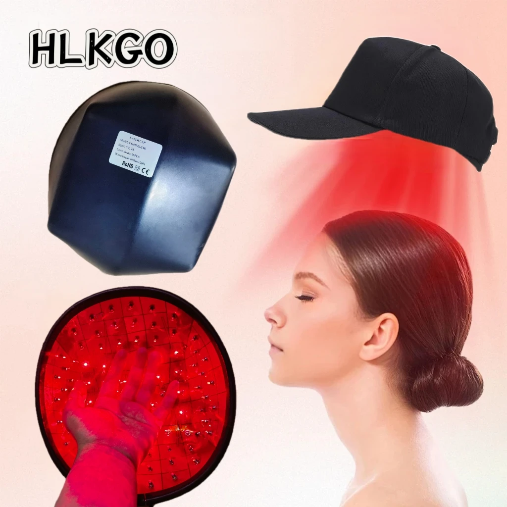 LLLT Laser Hair Growth Cap 650nm Low Level Laser Therapy Cap for Hair Regrowth, Treat Thinning Hair and Baldness