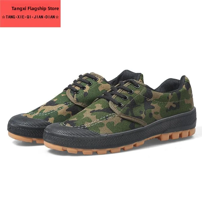 

Men's Training Work oes Rubber Sole Anti-slip Wear-resistant Breathable Liberation oes ex Work Se Footwear