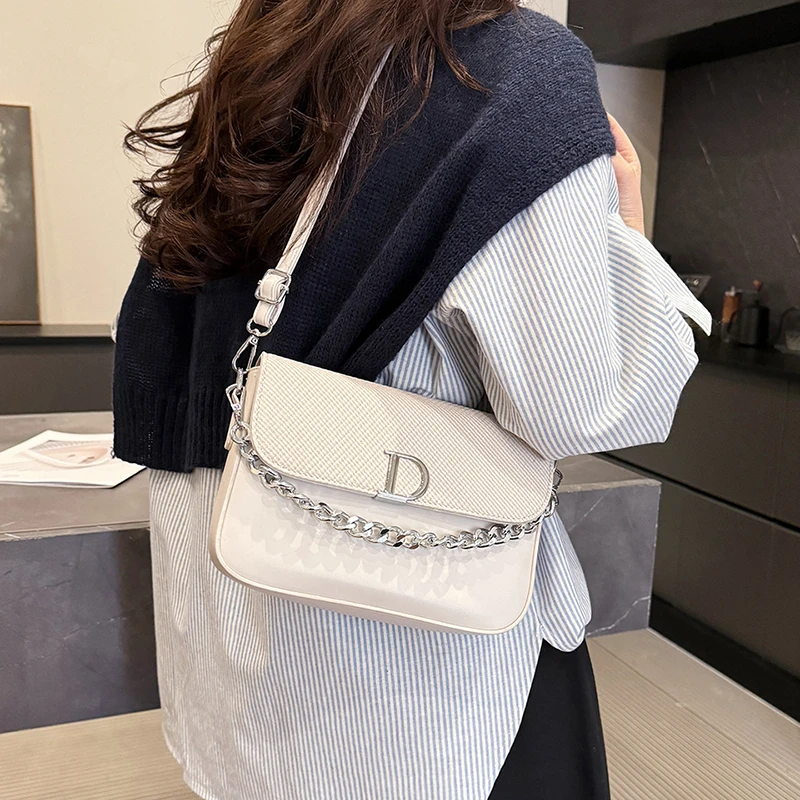 

Высококачественная кожаная сумка через плечо для элегантных дам, люксовый бренд от известной дизайнерской сумки через плечо