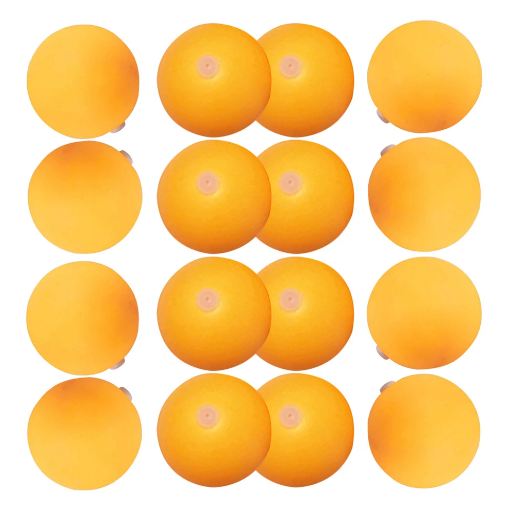

40 PCS Table Tennis Training Ball Rebound Balls Punched for Silicone Stopper Beginner Pong with Holes Plastic Pingpongs