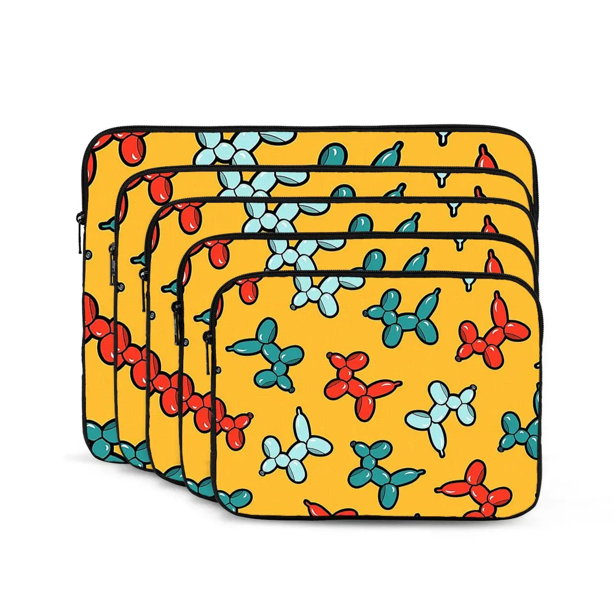 

Желтый чехол для ноутбука с воздушными шарами и собаками, чехол для Macbook Air Pro, противоударный чехол для планшета