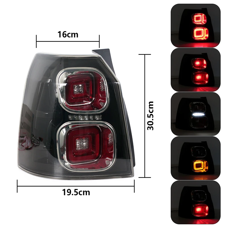 For Land Rover Freelander 2 2008-2015 LED Rear Bumper Tail Light Brake Lamp Turn Signal Light Car Accessories 1 Pair
