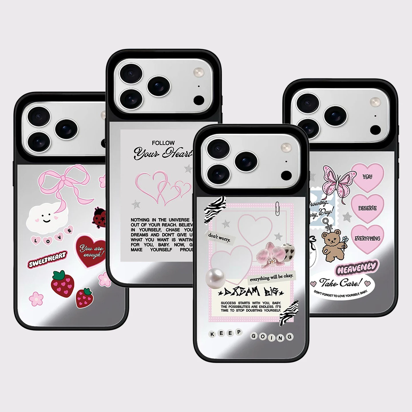 6090183 Mirror Surface Magnetic Phone Case Cover for IPhone 13 14 15 16 17 18 Pro Max Case