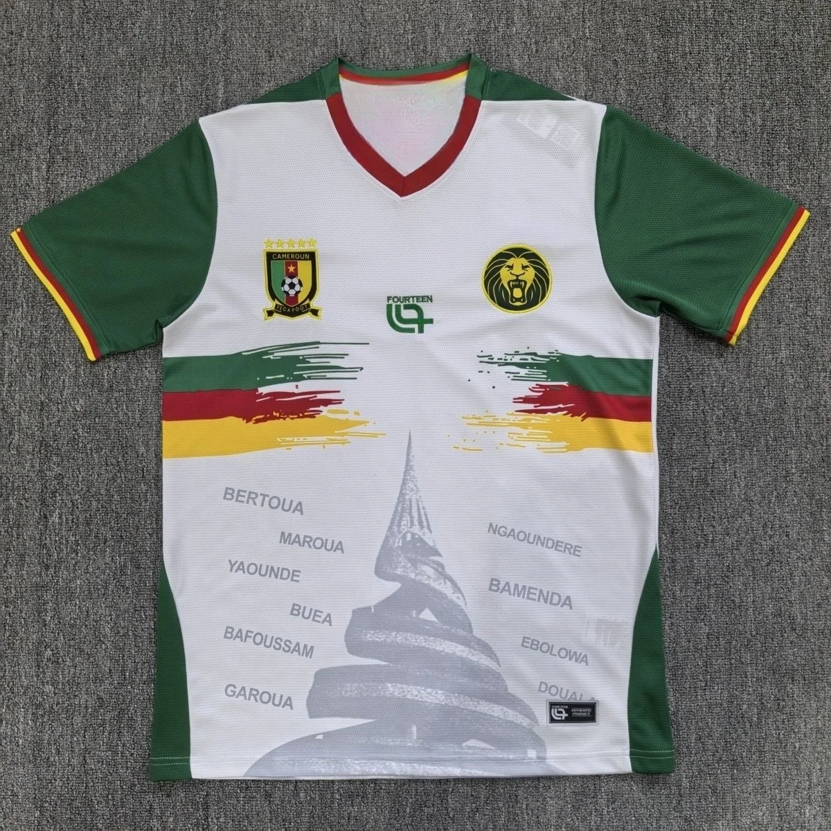 

2526 New fan Edition short-sleeved Cameroon national team jersey for home and away football