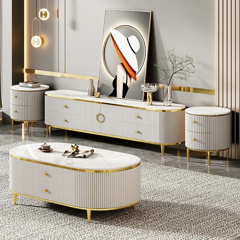 Modern Furniture Retro Tv Organizer Room Folding Space Savers Nordic Replica Design Table Console Tv Mueble Cabinet Hanging