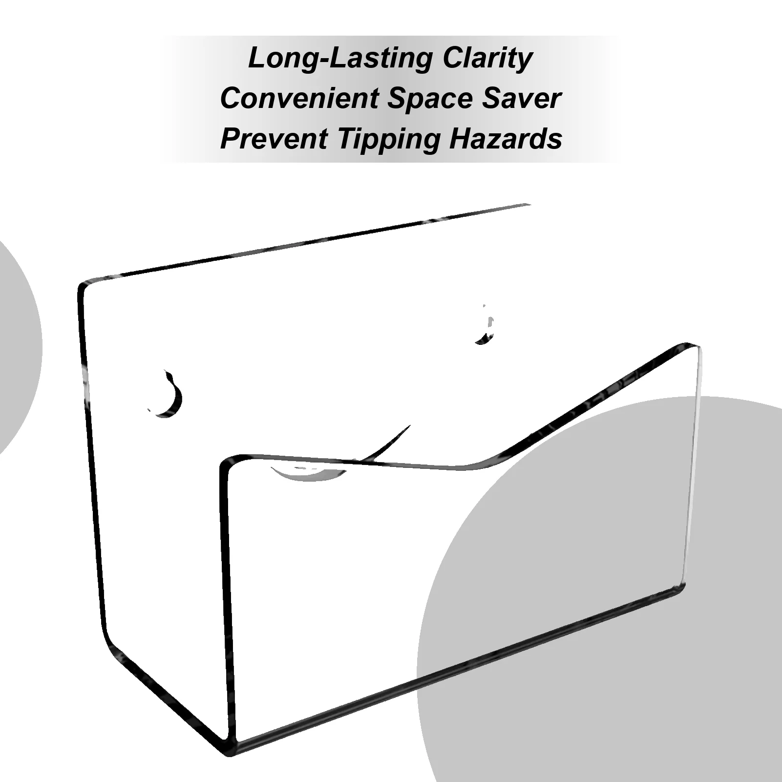 

Mail Sorter Organizer Acrylic Letter Envelope Rack Wall Mount Mail Organizer For Home Office Apartment Dormitory Study Living