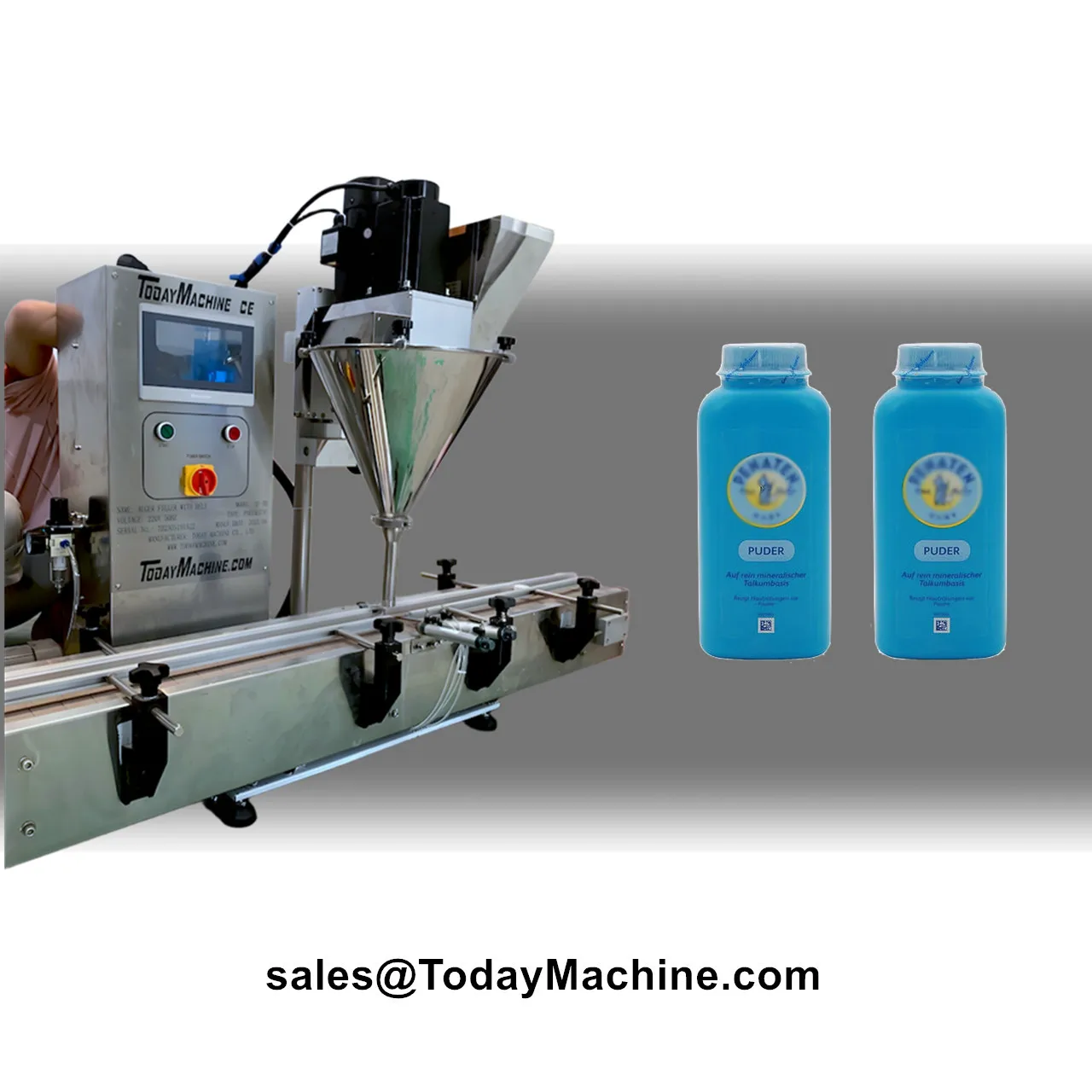Automatic Auger Filling Weighing Machine for Chilli Garlic Powder Milk Instant Coffee Powder