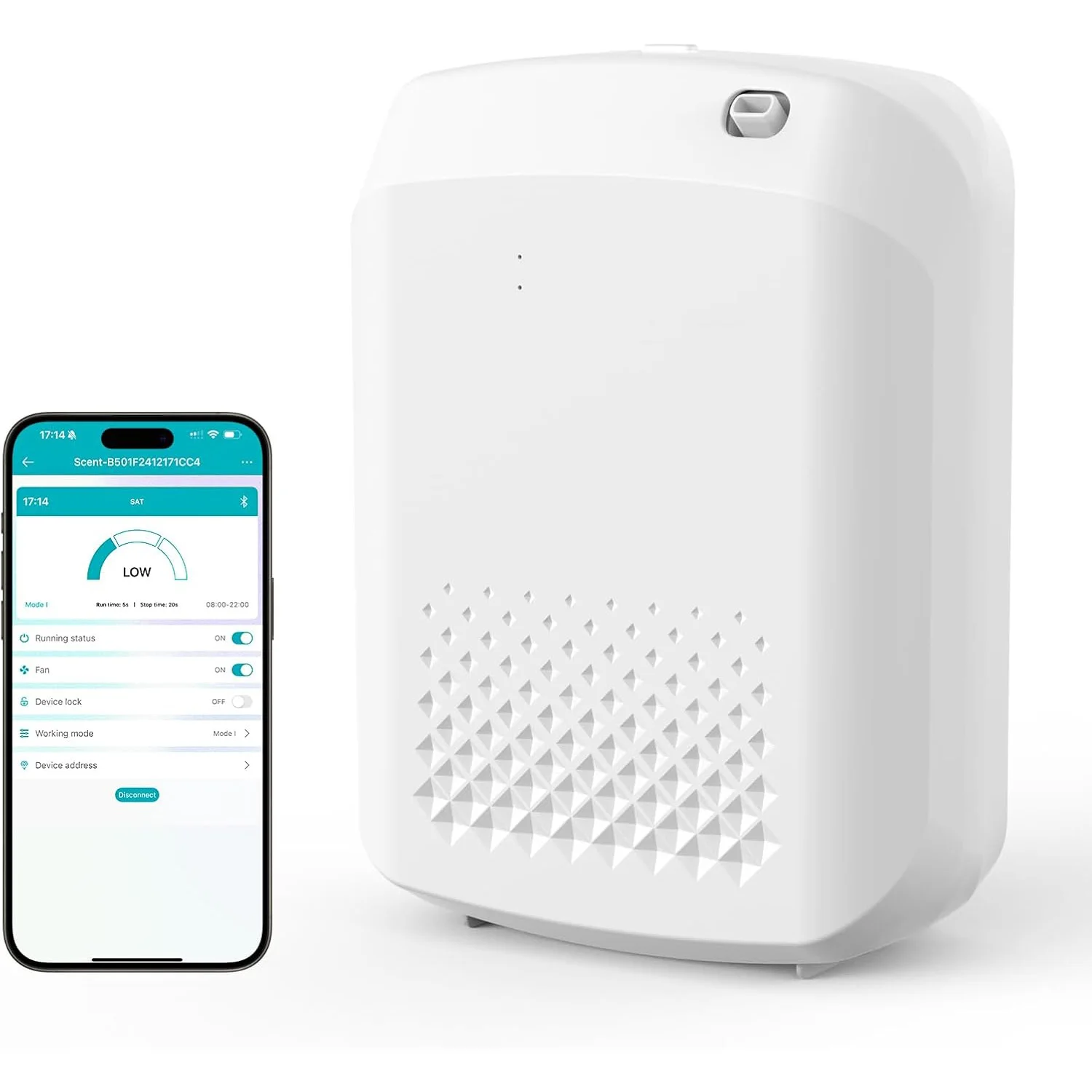 

2026 Обновление Wi-Fi Smart Scent Air Machine для дома, гостиницы, спа, офиса, 1500 кв. Диффузор для коллекции отелей Bluetooth 400 мл