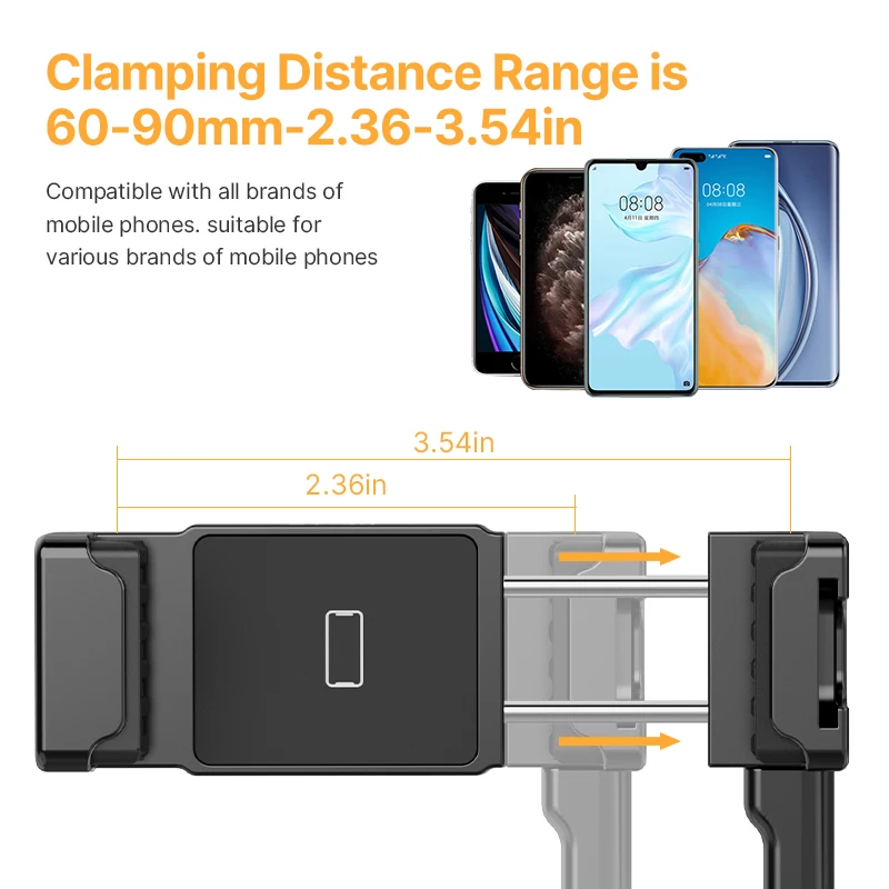 Ulanzi ST-30 Smartphone Periscope Flip Mirror Screen Vlog Selfie Bracket Phone Holder Universal for Samsung Huawei XiaoMi iPhone